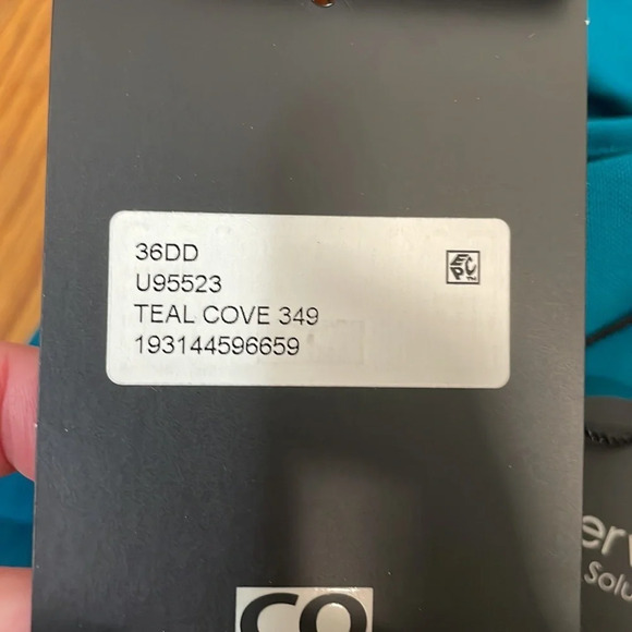 Coco Reef Classic Solid Tiered Mesh Tankini Teal Cove Size 36DD NWT - Picture 11 of 11